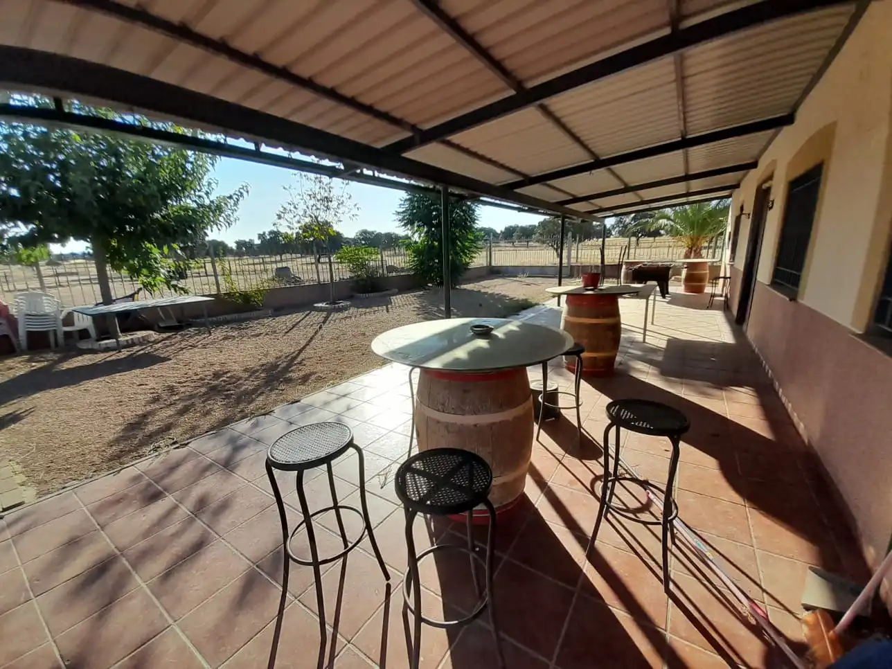 Terraza de Finca rústica en venta en Almodóvar del Campo con Aire acondicionado y Calefacción