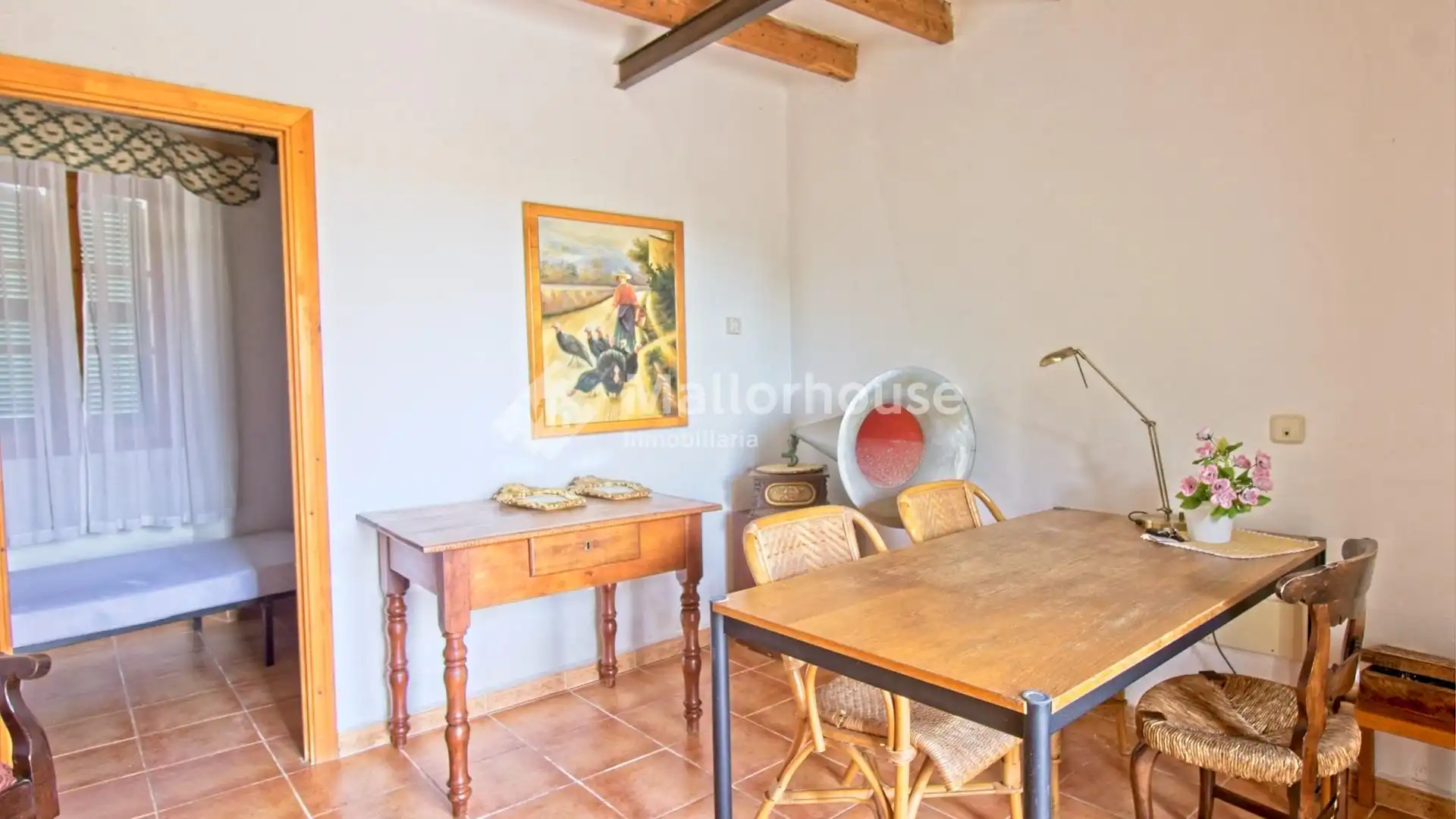 Dining room of Country homes for sale in Ariany  with Air Conditioner, Private garden and Terrace
