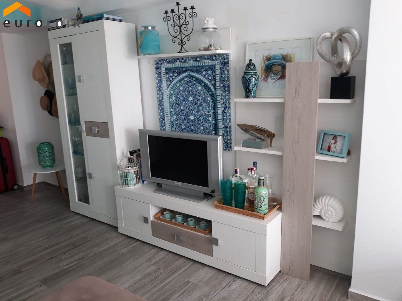Sala d'estar de Estudi en venda en Benidorm amb Aire condicionat, Terrassa i Piscina comunitària