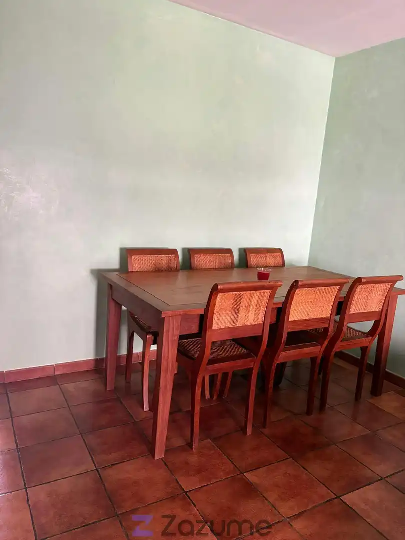 Dining room of Flat for rent in Sant Llorenç de la Muga  with Heating, Terrace and Furnished