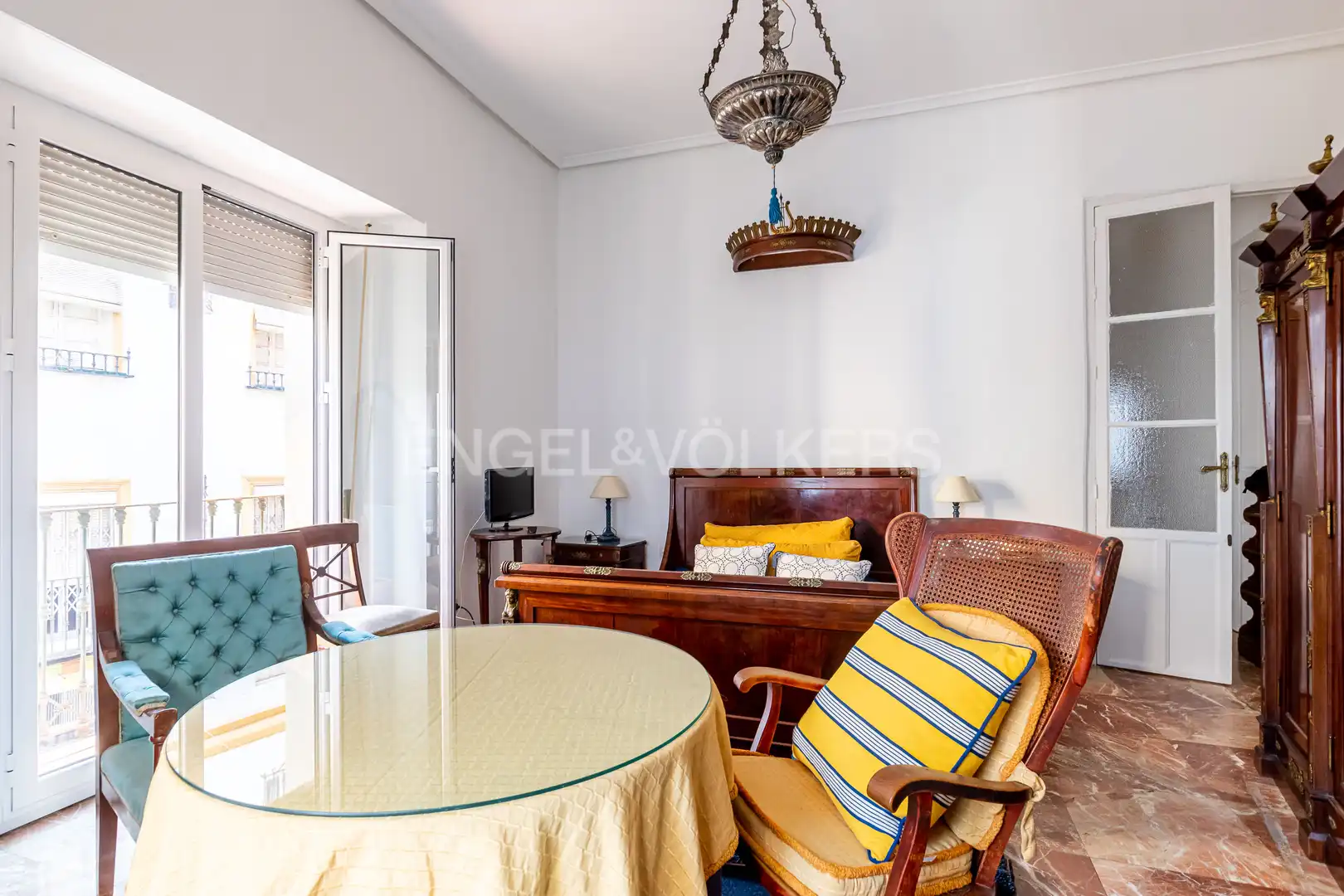 Sala de estar de Piso de alquiler en Sevilla con Aire acondicionado y Calefacción