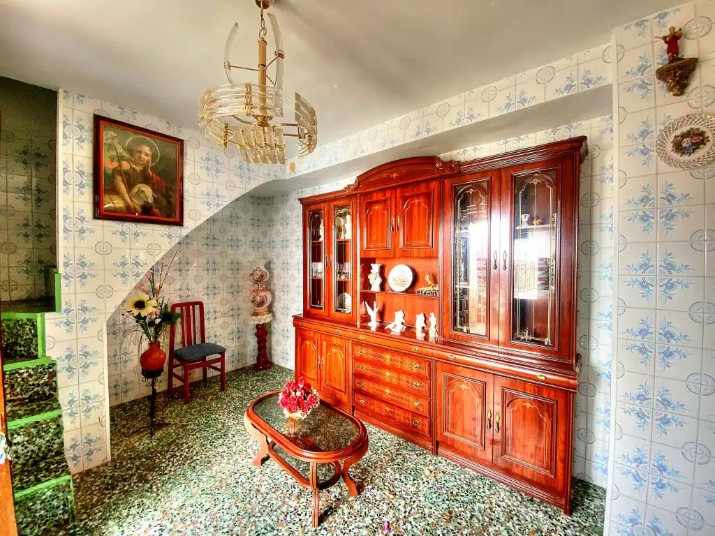 Comedor de Finca rústica en venta en Salares con Terraza, Trastero y Amueblado