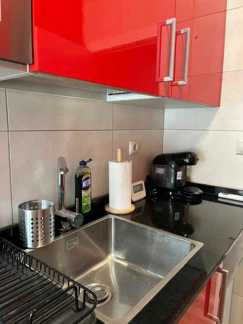 Küche von Wohnung zur untervermieten in Madrid mit Klimaanlage, Heizung und Möbliert