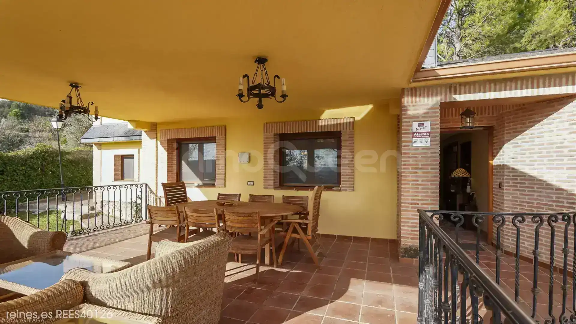 Terrassa de Casa o xalet en venda en Orusco de Tajuña amb Calefacció, Jardí privat i Terrassa