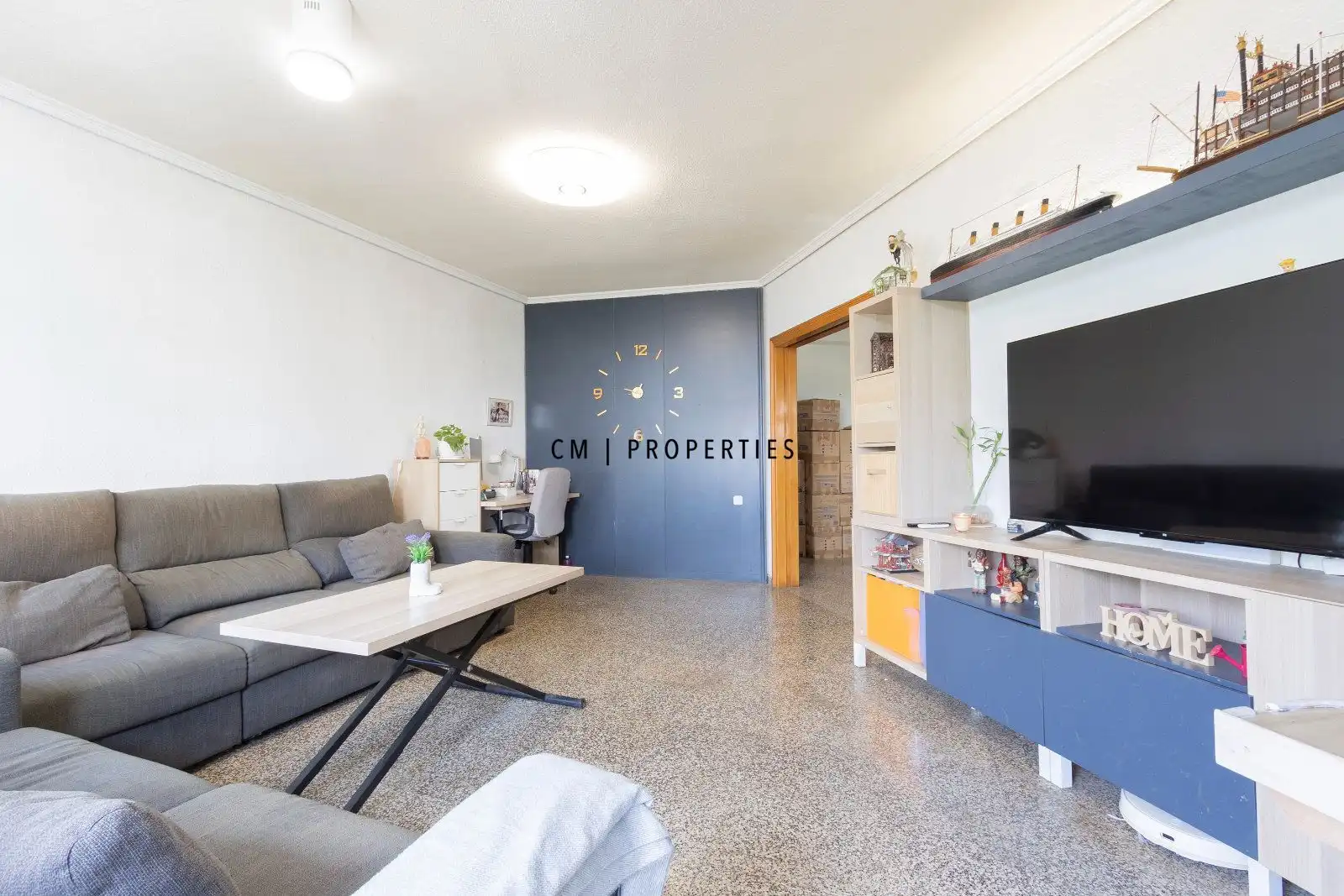 Living room of Flat for sale in Valencia  with Air Conditioner, Heating and Terrace