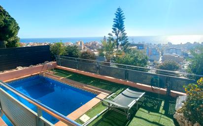 Swimming pool of Single-family semi-detached for sale in Calella  with Air Conditioner, Terrace and Swimming Pool