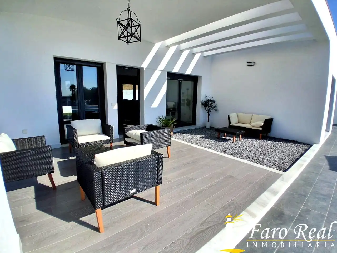 Terrace of Houses for rent in Sanlúcar de Barrameda  with Air Conditioner, Private garden and Swimming Pool