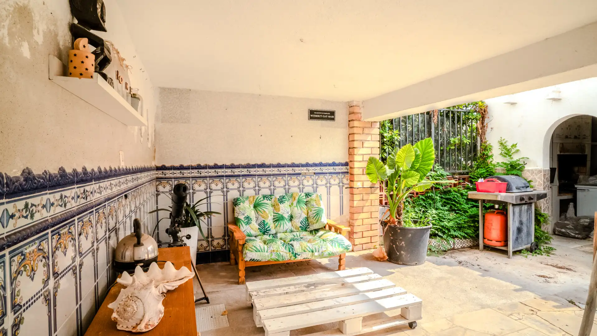 Jardín de Casa adosada en venta en L'Ametlla de Mar  con Aire acondicionado, Calefacción y Parquet