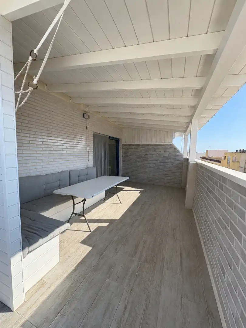 Terrasse von Dachboden zum Verkauf in Moncofa mit Heizung, Terrasse und Abstellraum
