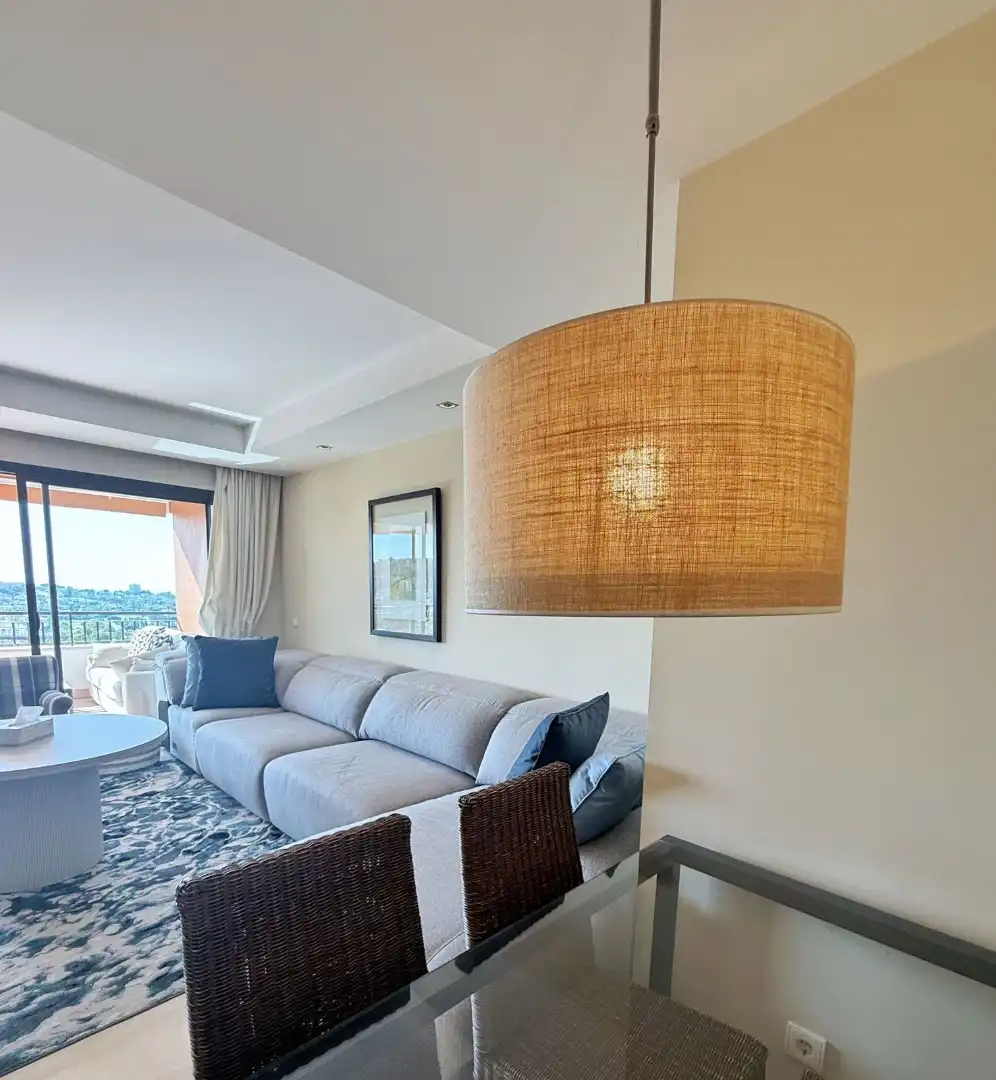 Living room of Flat for rent in Benahavís  with Air Conditioner, Storage room and Furnished