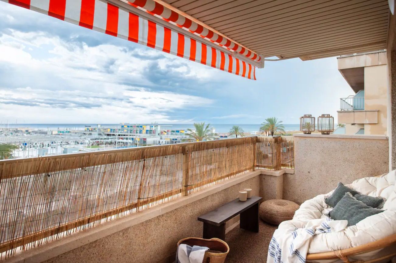 Terrace of Apartment to rent in Calafell  with Air Conditioner, Heating and Parquet flooring
