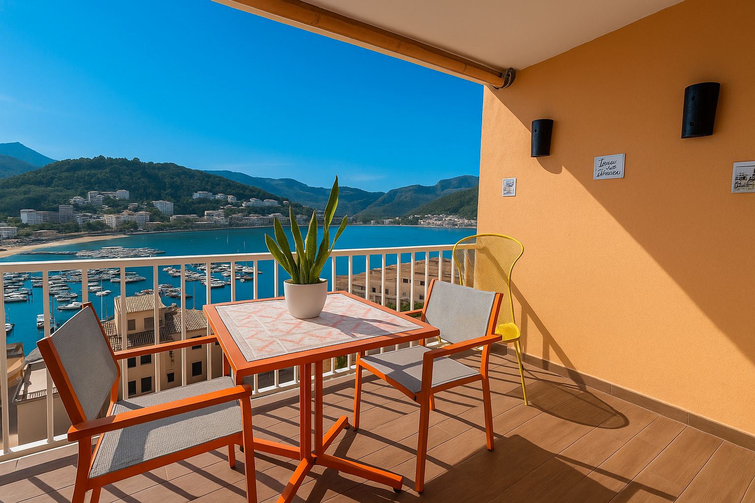 Terrassa de Apartament en venda en Sóller amb Aire condicionat, Parquet i Moblat