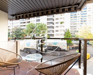 Terrace of Flat to rent in  Madrid Capital  with Heating, Terrace and Furnished