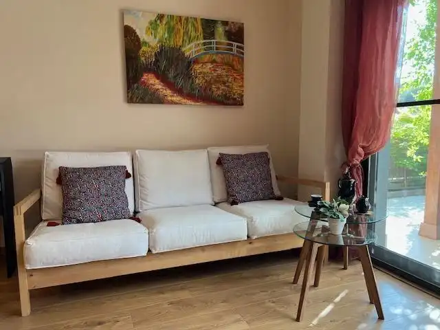Sala de estar de Casa adosada en venta en Salomó con Terraza y Balcón