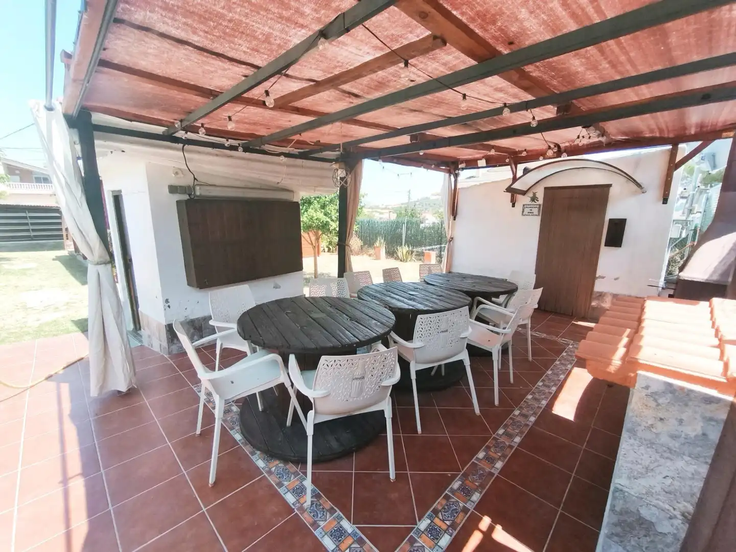 Terraza de Finca rústica en venta en Masquefa con Calefacción y Parquet