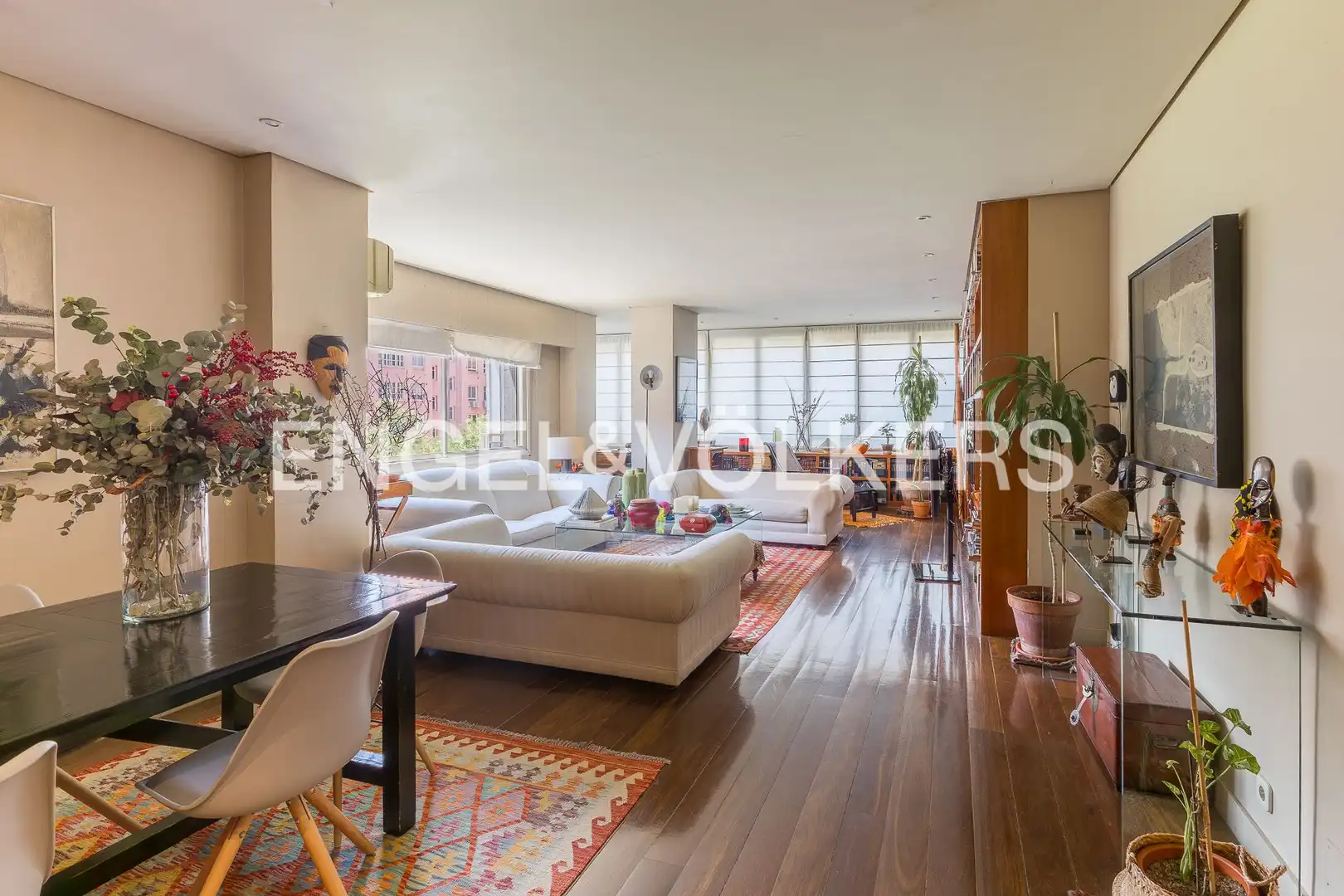 Living room of Flat for sale in Madrid  with Air Conditioner, Heating and Private garden