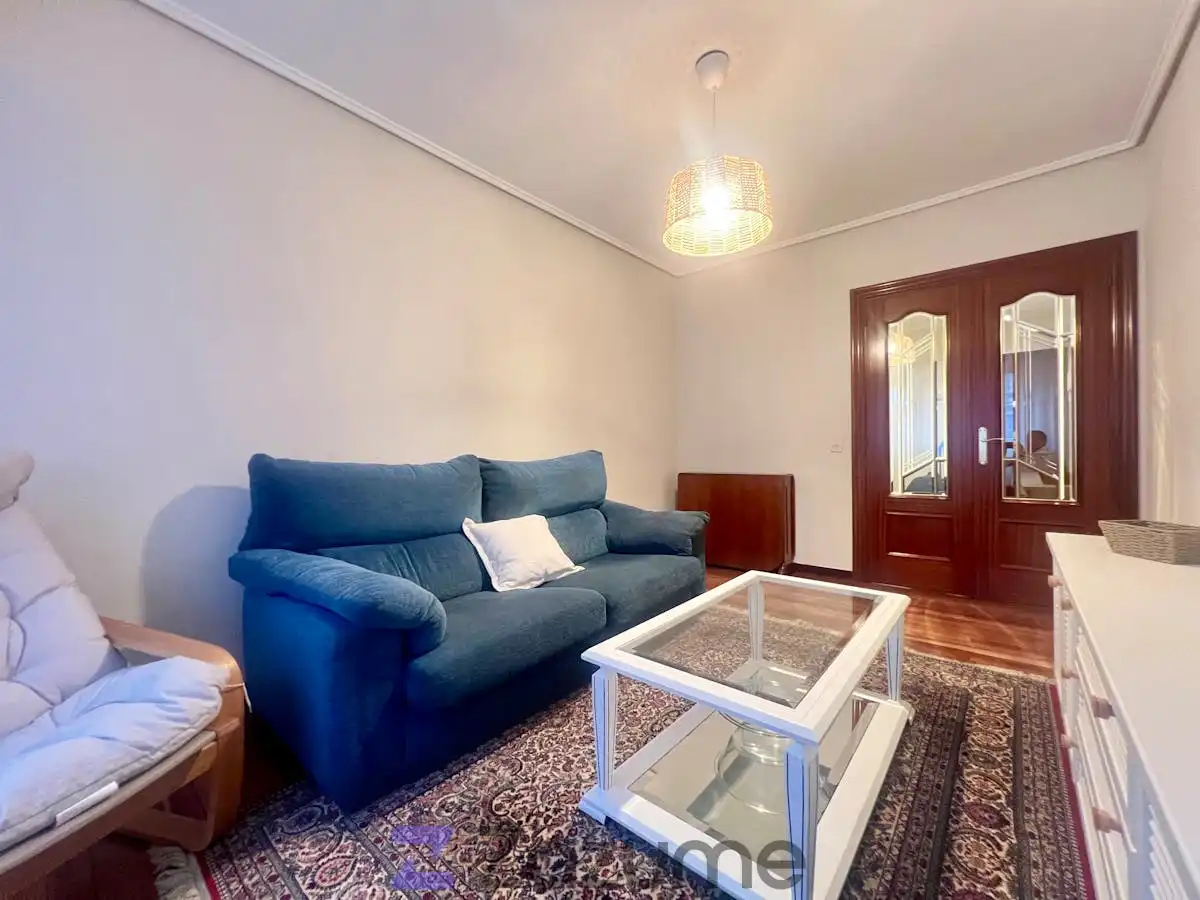 Wohnzimmer von Wohnung zur Miete in Bilbao  mit Heizung, Terrasse und Möbliert