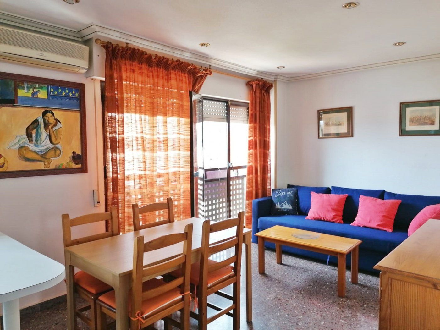 Living room of Flat to rent in  Murcia Capital  with Air Conditioner, Heating and Storage room