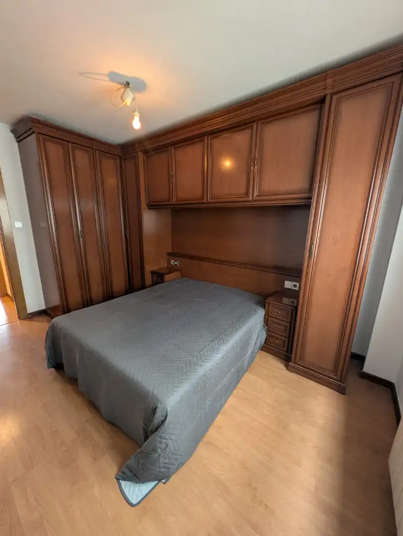 Bedroom of Flat for sale in Gijón   with Heating, Private garden and Parquet flooring