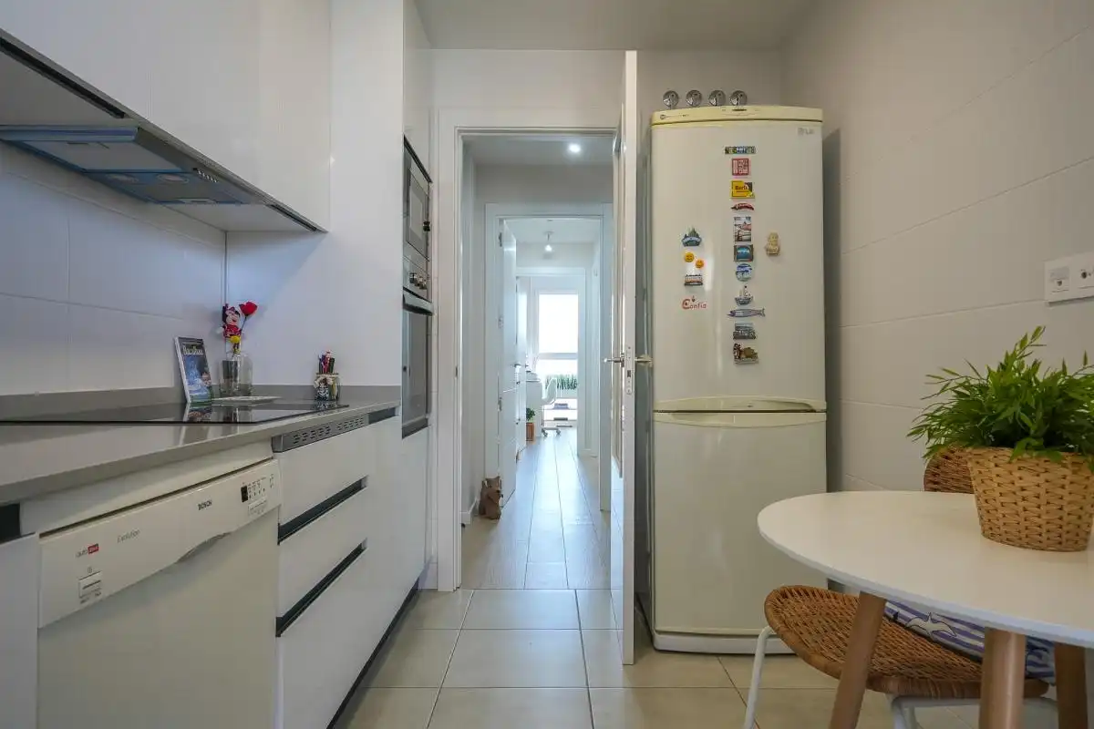 Kitchen of Flat for sale in Madrid  with Air Conditioner, Heating and Private garden