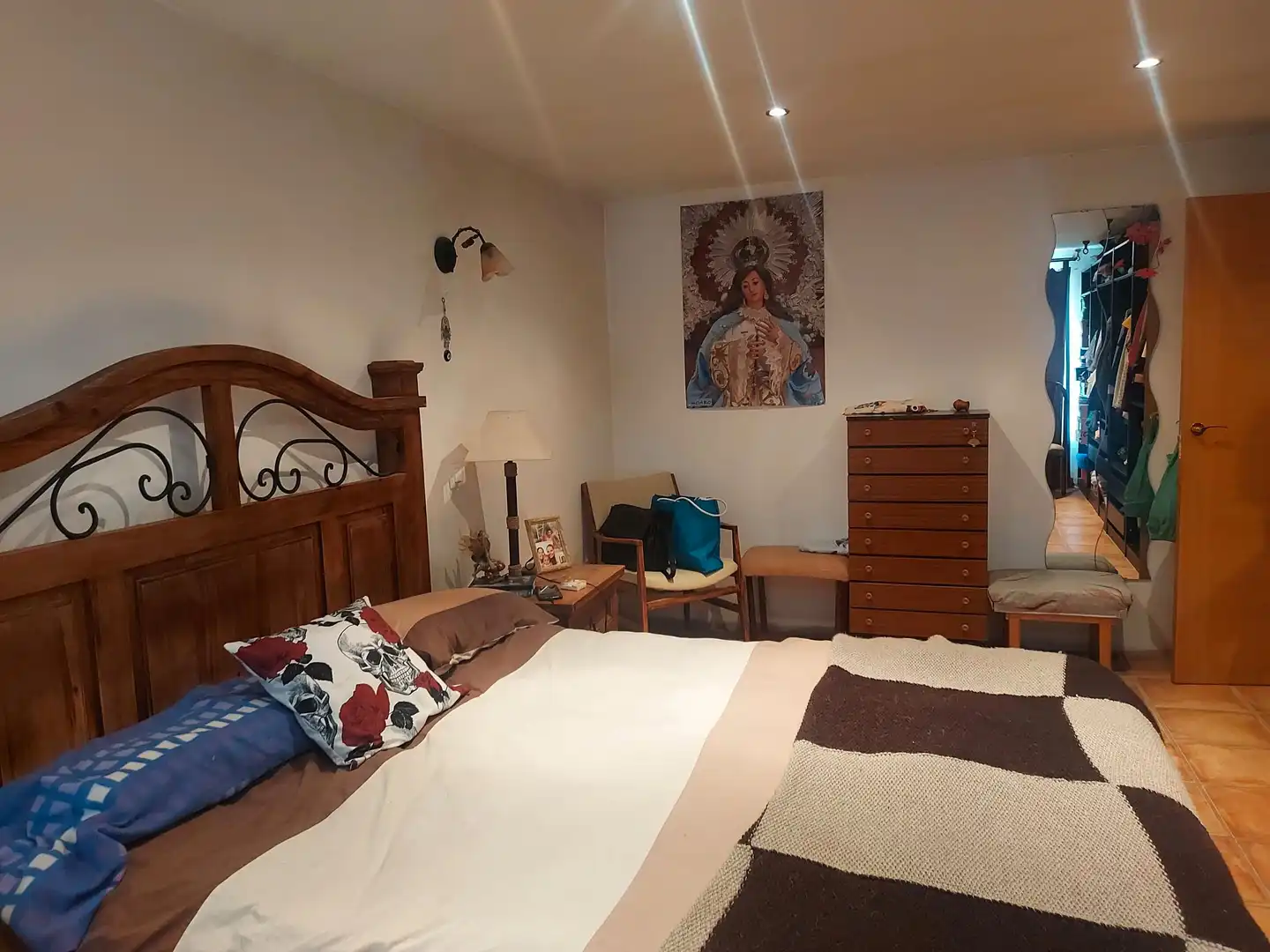 Habitación de Casa o chalet en venta en Navas del Rey con Aire acondicionado, Calefacción y Jardín privado