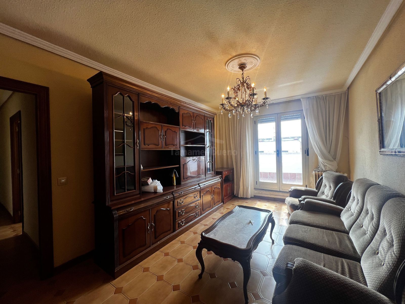 Living room of Attic to rent in Población de Arroyo  with Heating, Terrace and Furnished