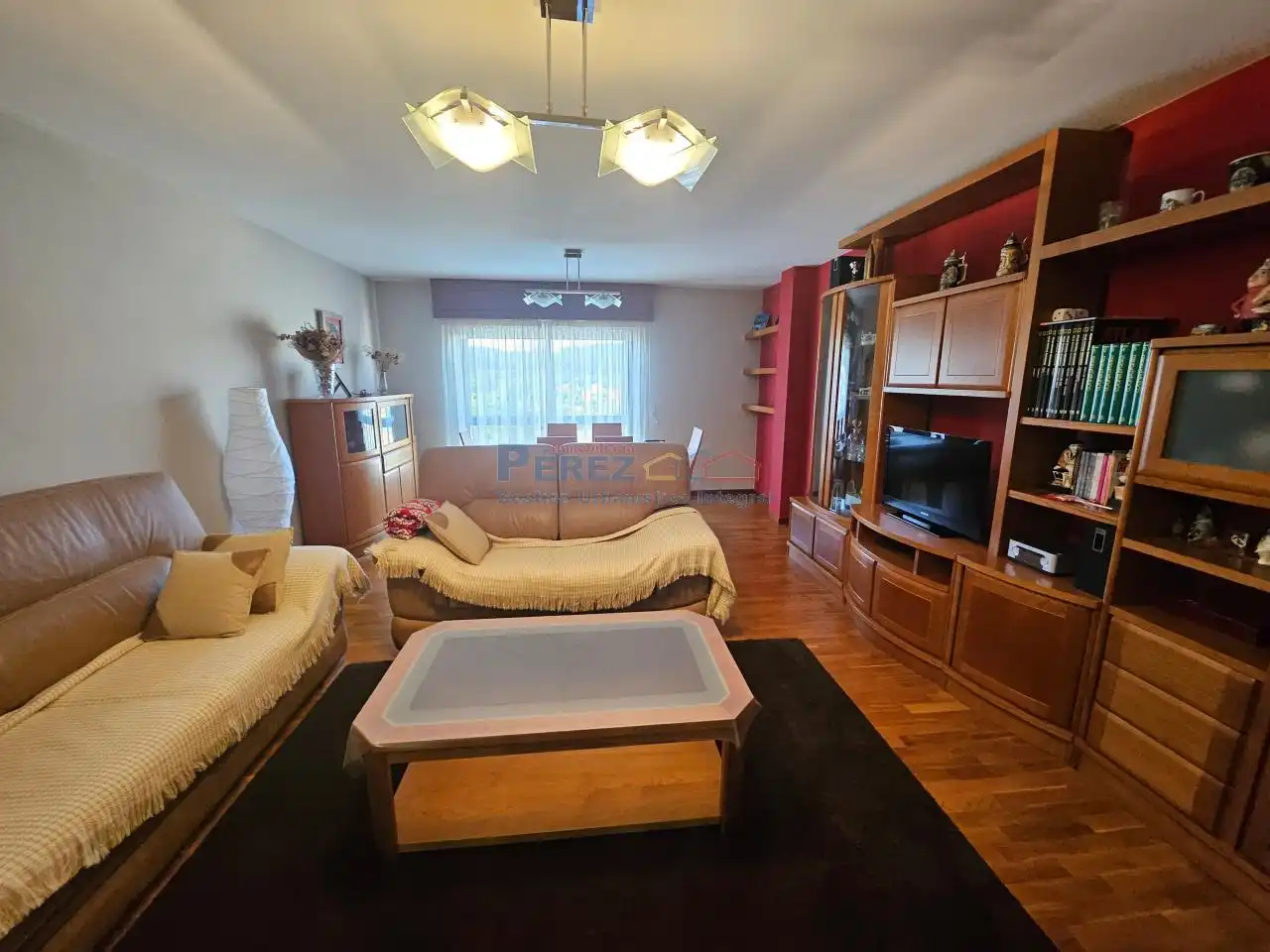 Sala de estar de Piso de alquiler en Fene con Calefacción, Parquet y Trastero