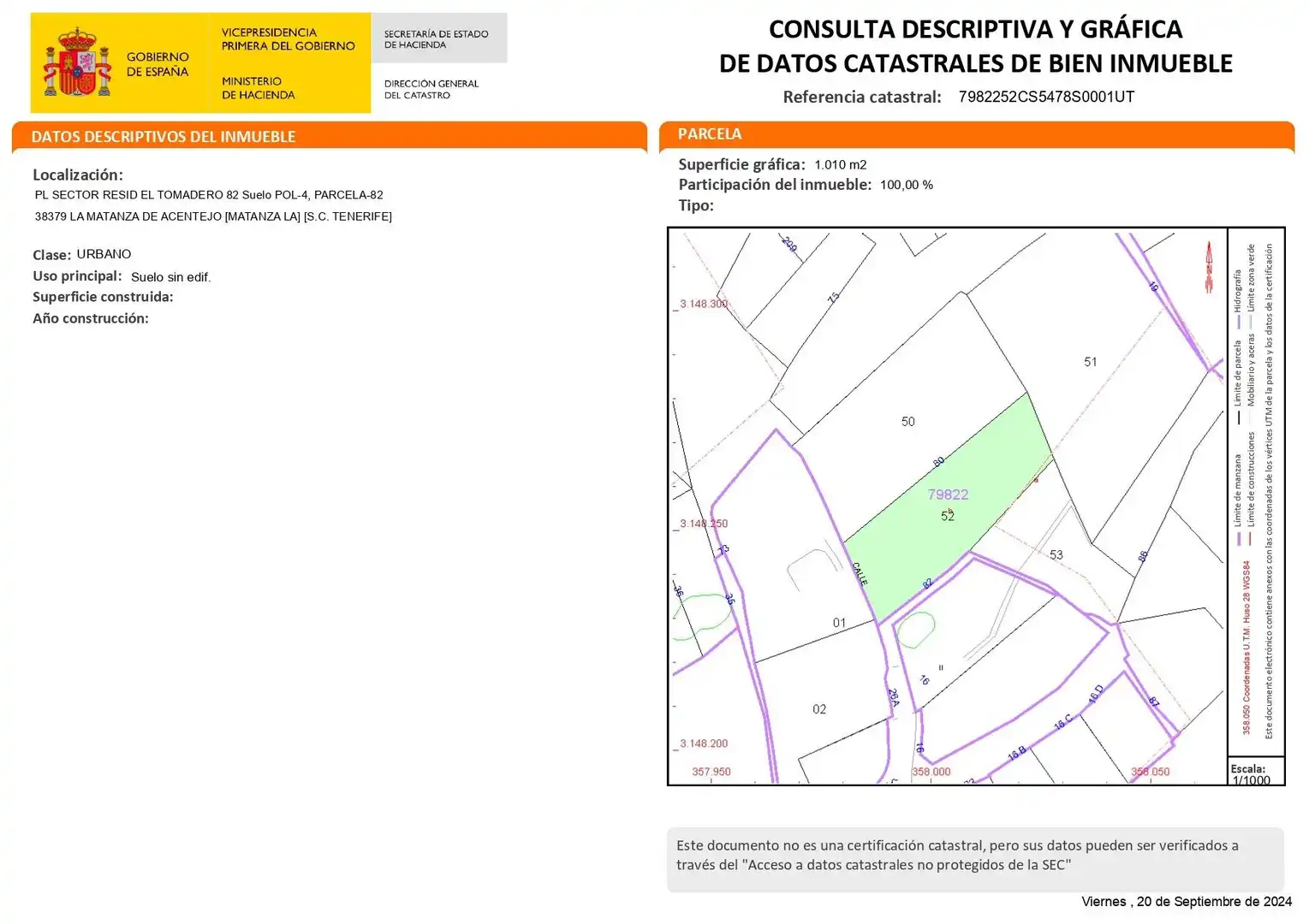 Terreno residencial en venta en Calle Cuchareras bajas 82, imagen 24