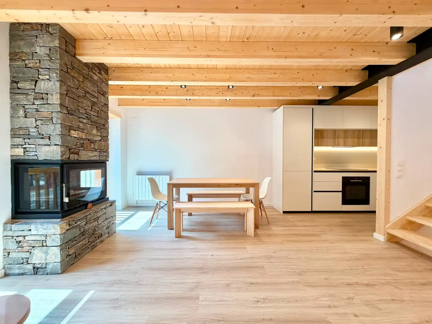 Dining room of Duplexes for sale in Naut Aran  with Heating, Furnished and Balcony