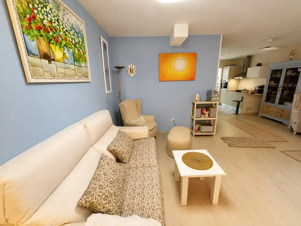 Sala d'estar de Casa o xalet en venda en Santa Pola amb Aire condicionat, Piscina i Piscina comunitària