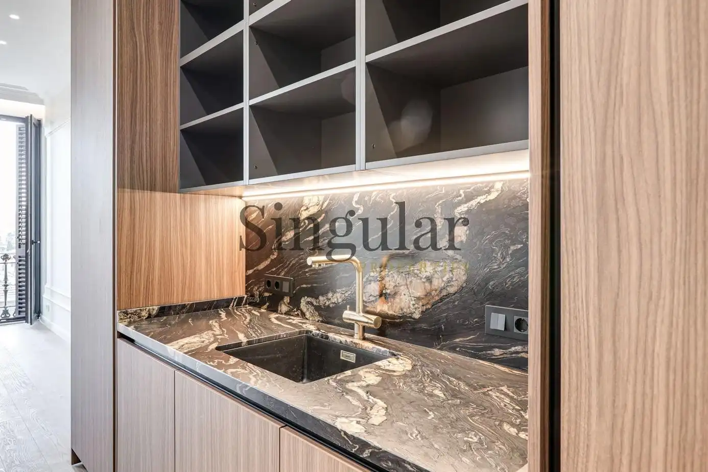 Cocina de Piso en venta en Barcelona con Aire acondicionado, Calefacción y Parquet