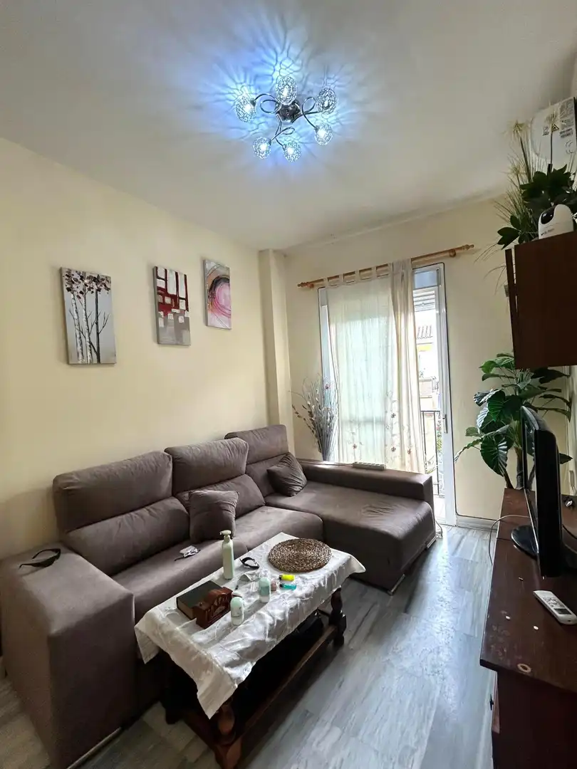 Living room of Flat for rent in Burguillos  with Air Conditioner, Terrace and Furnished