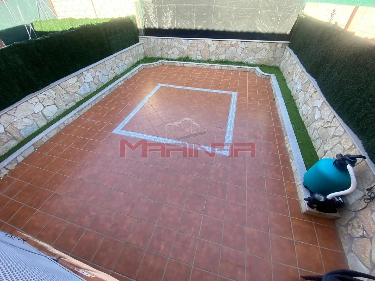 Terrassa de Casa adosada en venda en Seseña amb Calefacció, Jardí privat i Terrassa