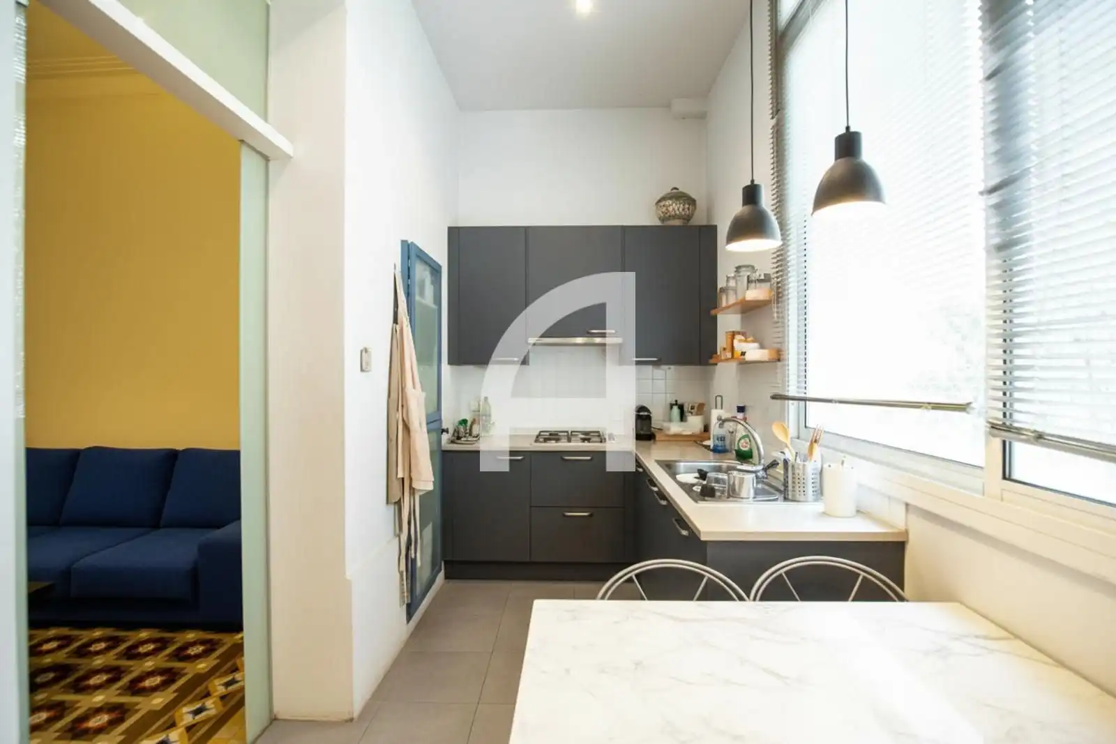 Cuina de Pis en venda en Barcelona amb Terrassa i Balcó