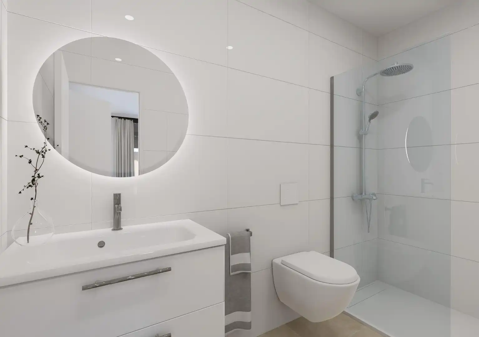 Baño de Ático en venta en Inca con Aire acondicionado, Terraza y Trastero
