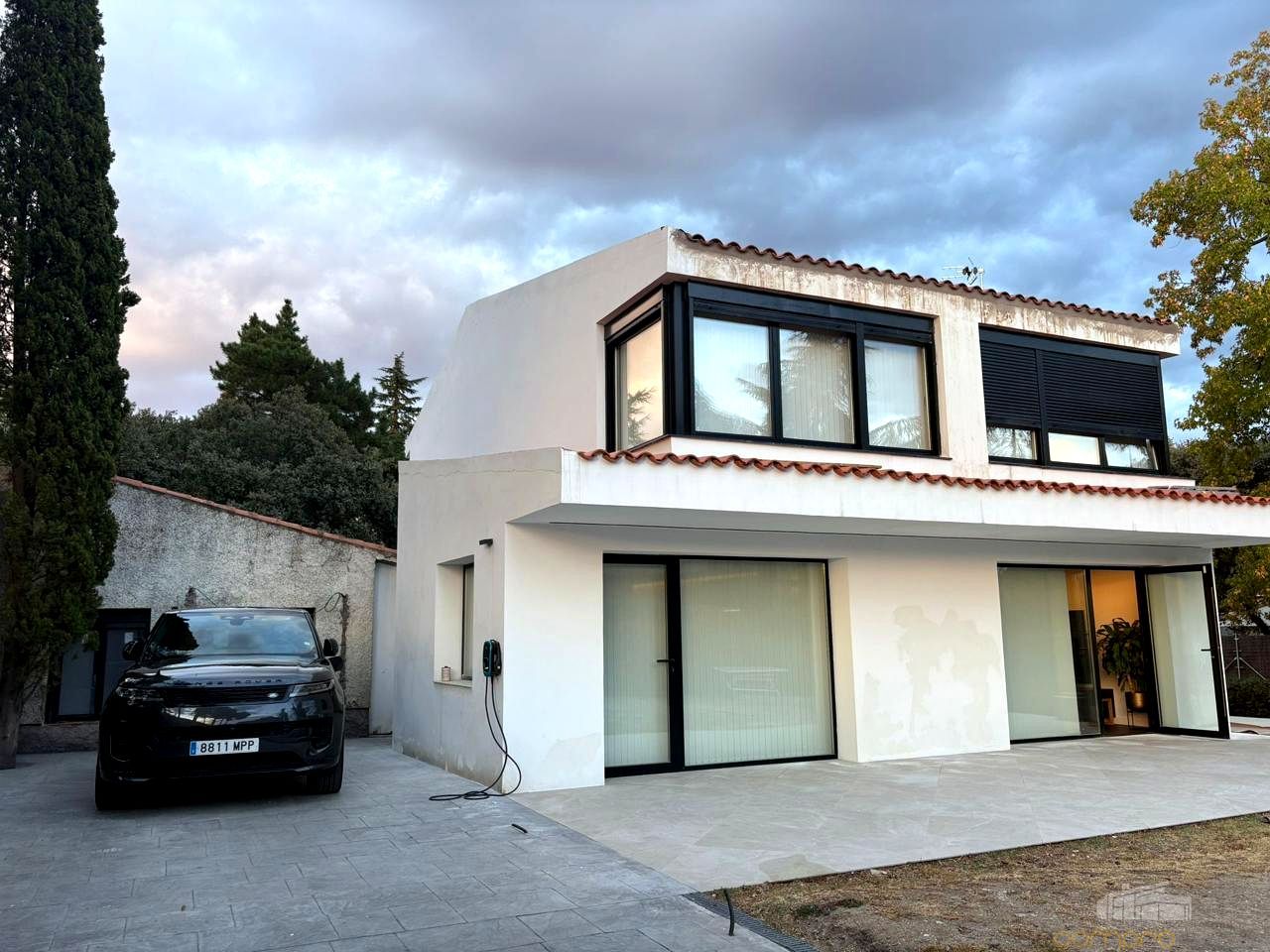 Vista exterior de Casa o xalet en venda en Collado Villalba amb Jardí privat, Traster i Piscina