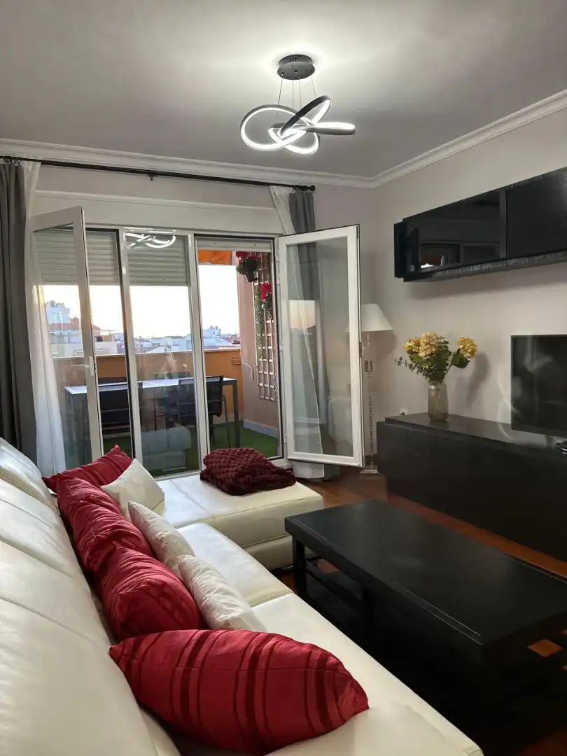 Sala de estar de Ático de alquiler en Don Benito con Aire acondicionado, Calefacción y Parquet