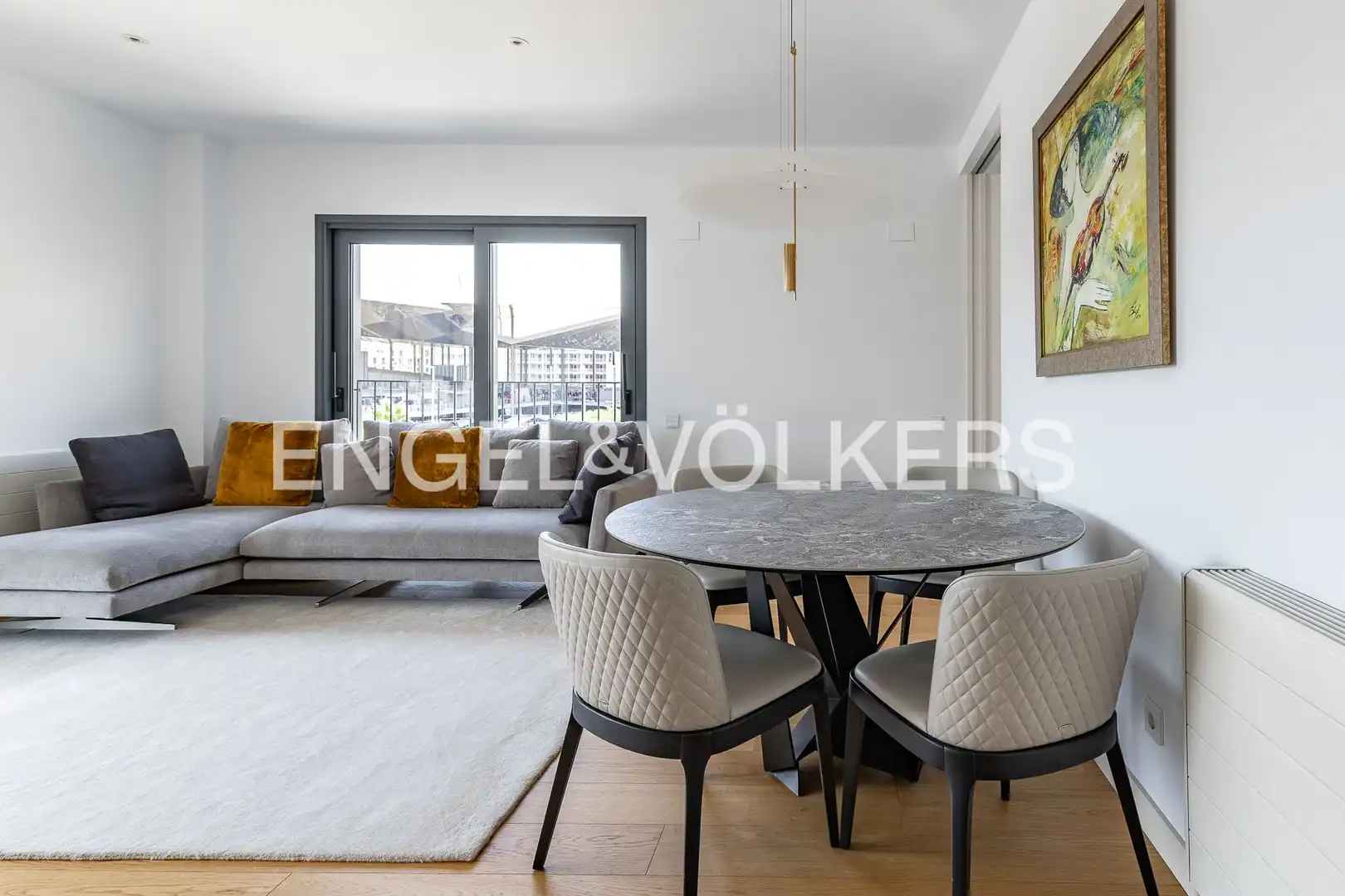 Terraza de Piso de alquiler en Barcelona con Aire acondicionado, Calefacción y Parquet