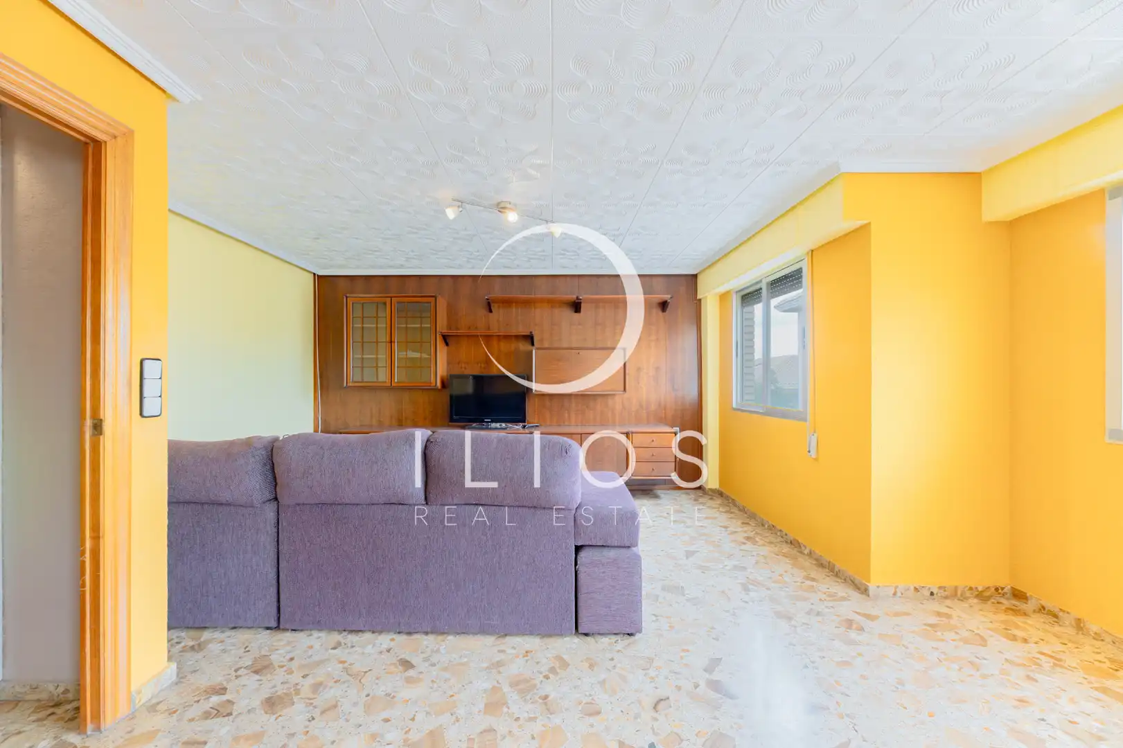 Living room of Flat for sale in Manises  with Air Conditioner, Terrace and Balcony