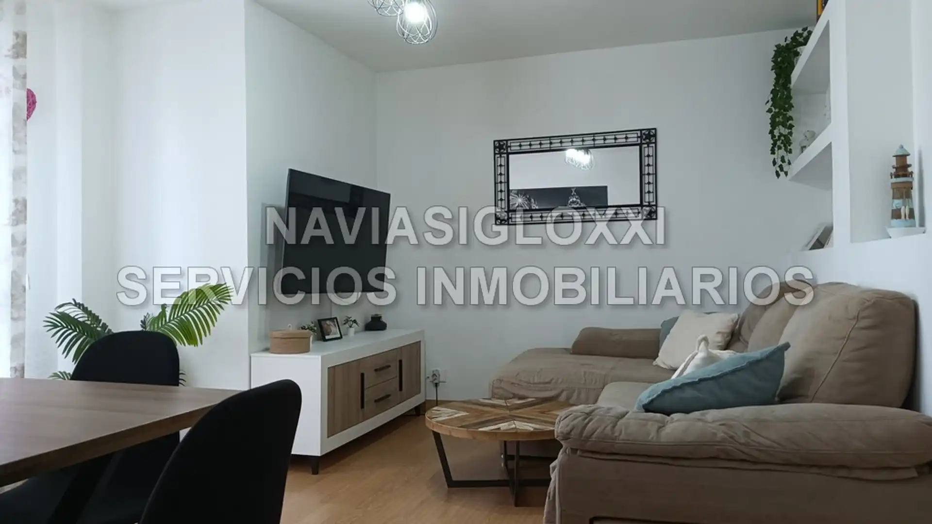 Living room of Flat for sale in Redondela  with Heating and Furnished