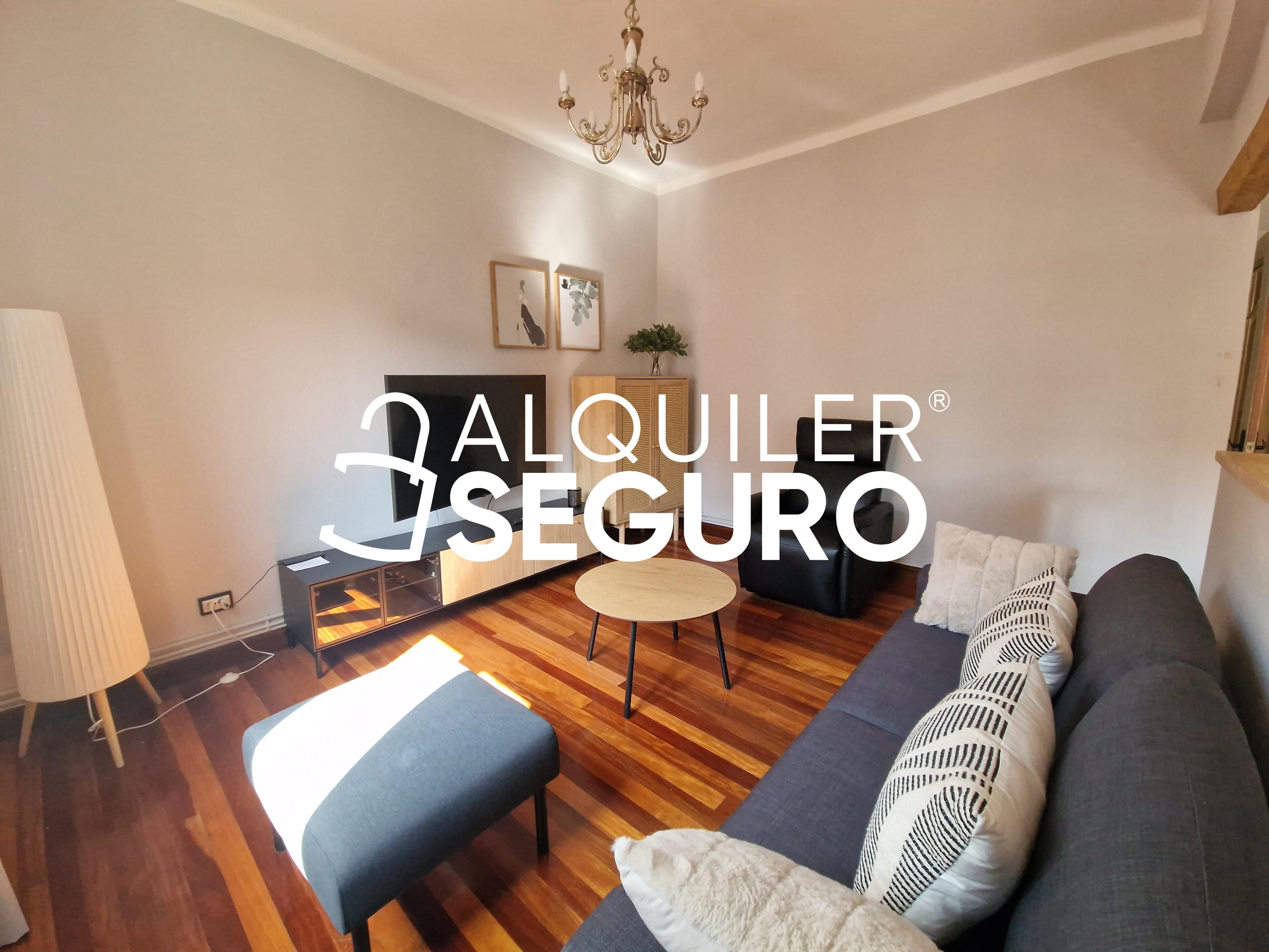 Living room of Flat to rent in Bilbao   with Heating, Terrace and Furnished