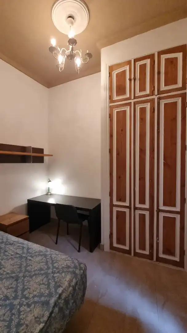 Schlafzimmer von Wohnung zur Miete in Málaga mit Möbliert