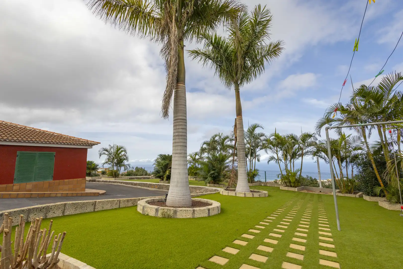 Terraza de Casa o chalet de alquiler en La Orotava con Jardín privado y Amueblado