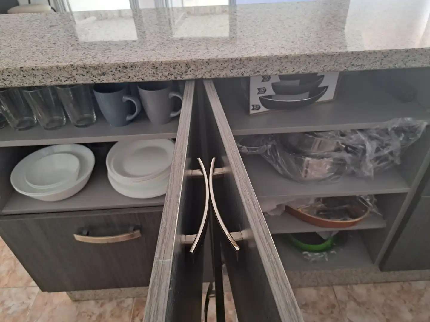 Küche von Wohnung zur Miete in Málaga mit Möbliert, Ofen und Waschmaschine