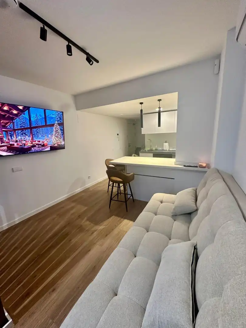 Sala de estar de Loft de alquiler en San Sebastián de los Reyes con Aire acondicionado, Calefacción y Jardín privado