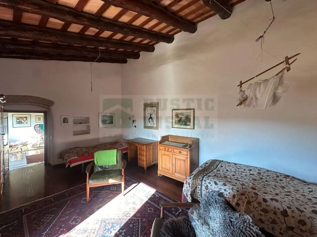 Sala de estar de Finca rústica en venta en Quart con Jardín privado