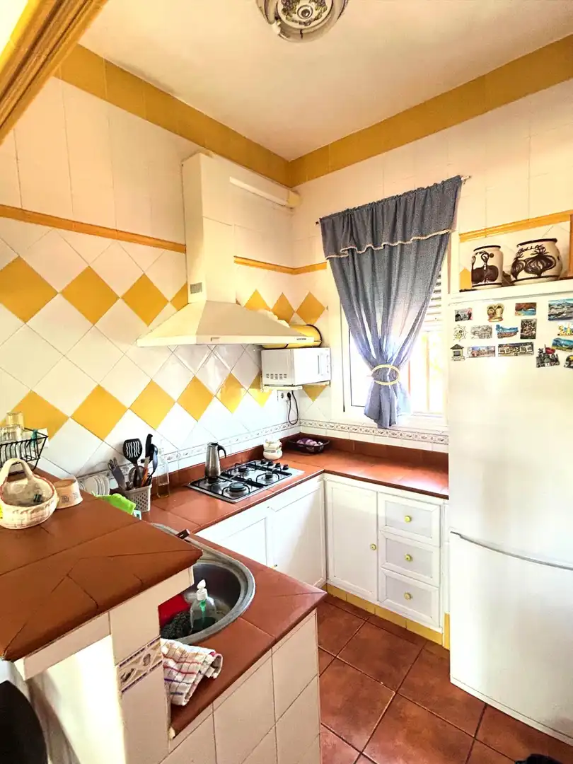 Cocina de Finca rústica en venta en Cantillana con Aire acondicionado, Terraza y Piscina