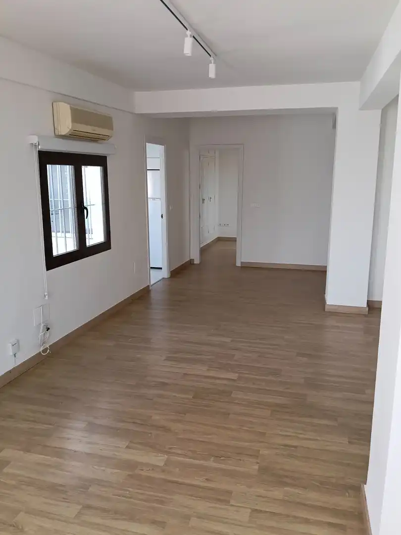 Sala de estar de Ático de alquiler en Málaga con Aire acondicionado y Terraza