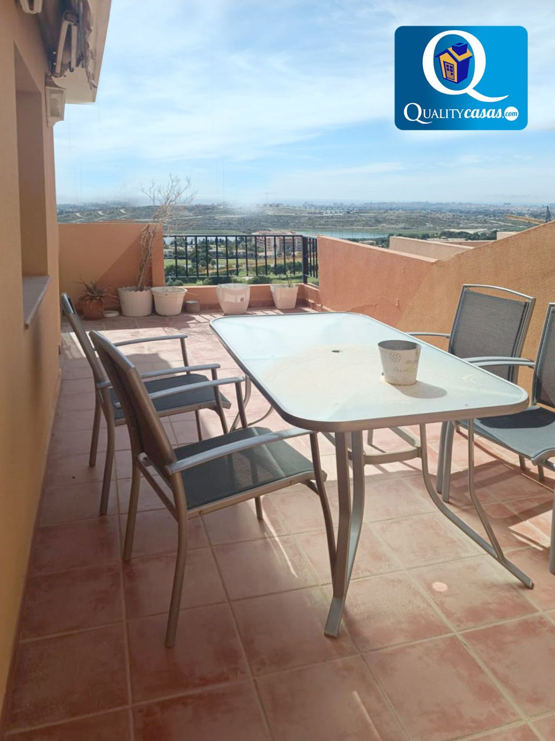 Terrace of Apartment for sale in Mutxamel  with Air Conditioner, Terrace and Community pool