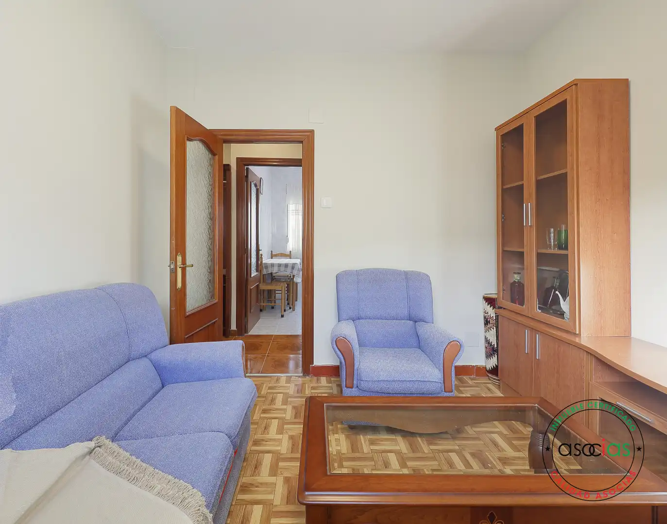 Sala de estar de Piso en venta en Gijón  con Calefacción y Amueblado